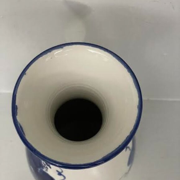 Vintage William Sonoma Ceramiche Alfa Blue & White Carafe Made in Italy - Picture 3 of 10